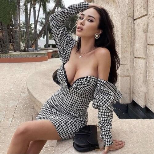 Модные платья в клетку Merloly China At AliExpress