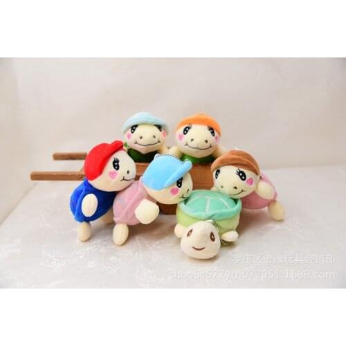 Cute cartoon little tortois soft Popula colourful pendant Exquisite Keychain good quality soft Soothing doll christmas gift