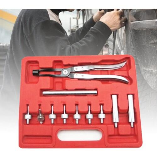 11Pcs Valve Oil Seal Plier Cylinder Head Valve Spring Compressor Kit Stem Seal Installer Remover Plier Tool Car Repair Tool 2020