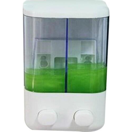 Single/Double Head Wall-mounted Liquid Soap Dispenser Shampoo Pump Lotion Bottle