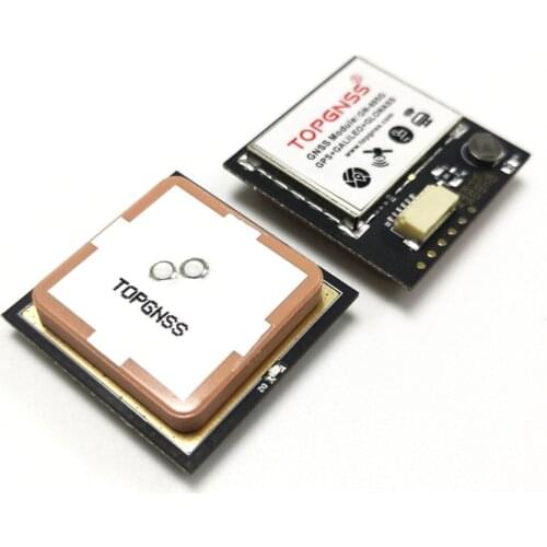 New 3.3-5V UART GPS GALILEO GLONASS Dual Mode GNSS Module Receive GN-805G , Built-in FLASH,NMEA0183 TOPGNSS
