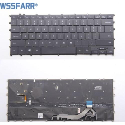 Genuine Laptop replacement keyboard for Samsung NP930MBE 930MBE English US With Backlit