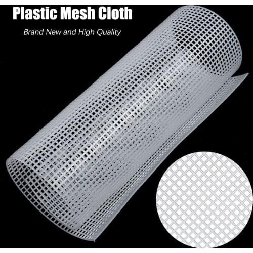 33*50CM Plastic Mesh Cloth For Bag Rug Thread Hook Craft Supplies DIY Handcraft Latch Hook Bags Made Grid Sewing Accessories