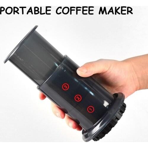 Hand-Pressed Portable Coffee Machine Espresso Machine Outdoor Portable Coffee Cup Mini Coffee Pot Professional Coffeeware