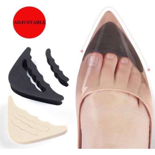 1 Pair Forefoot Insert Pad For Women High heels Toe Plug Half Sponge Shoes Cushion Feet Filler Insoles Adjustment Pads