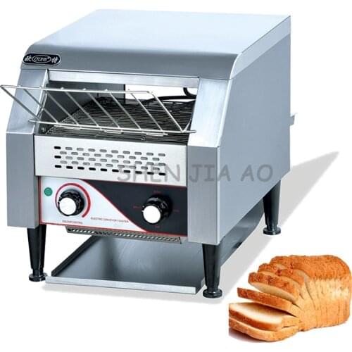 220V 1.34KW Commercial chain type of toaster oven TDL-150 vertical bread furnace toaster food processing equipment 1PC