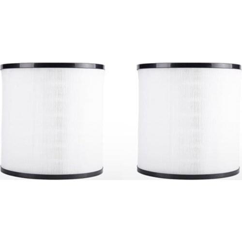 2Pcs Filter Replacements for Dyson TP01, TP02, TP03, BP01 Desk Purifiers Pure Hot Cool Link Air Purifier HEPA Filter