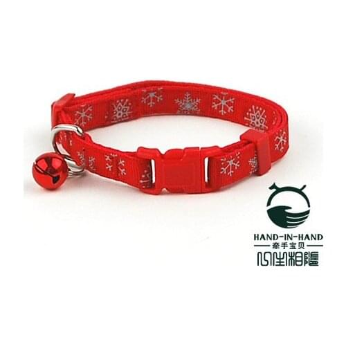 240Pcs/Lot 6 Colors Classic Pet Dog & Cat Snowflakes Print Collar Buckle Style Set 1.0cm