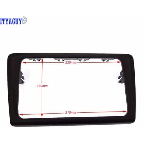 2DIN Car Radio Fascia for SKODA Rapid 2013 stereo facia frame panel dash stereo facia frame panel adapter trim Bezel fascia