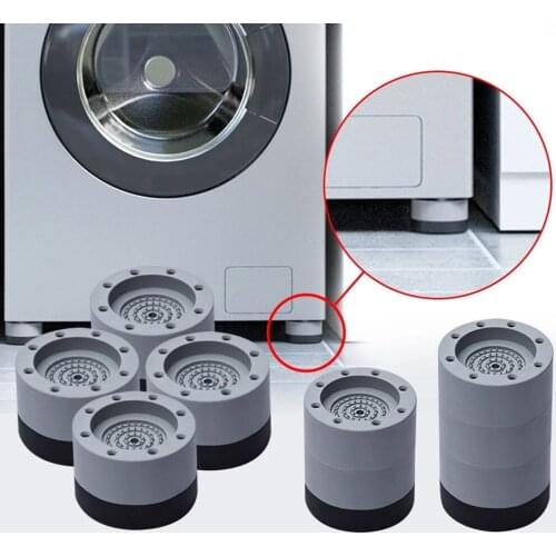 Washing Machine Rubber 4Pcs Anti Vibration Pads Feet Mat Anti-vibration Pad Universal Noise-reducing Furniture Lifting Foot Base