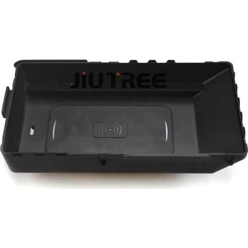 Car wireless charger Pad Module fast Charging Central Console Storage Box for Skoda Kodiak