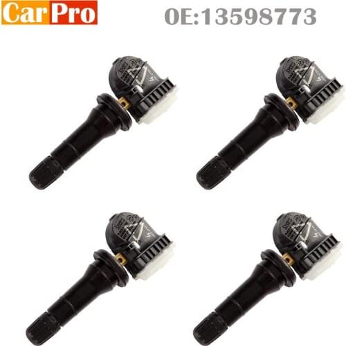 4 Pieces Tire Pressure Sensor 13598773 TPMS for Chevrolet Aveo Malibu for Cadillac XT5 CT6 SRX for Opel Antara Bolt Karl