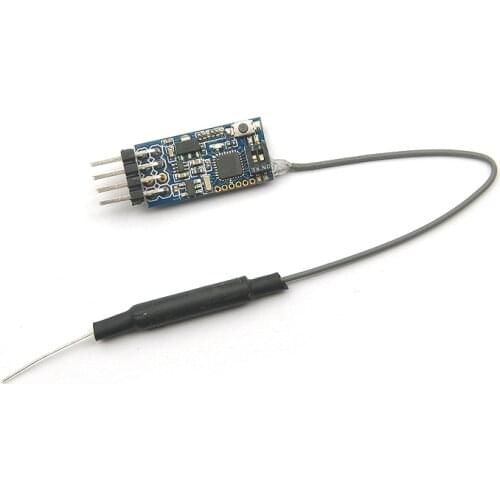 FD802 2.4G 8CH FRSKY D8 Mode PPM SBUS Mini Receiver Telemetry 12X25mm for FRSKY ACCST X9D Plus DJT DFT DHT RC Airplane FPV Drone