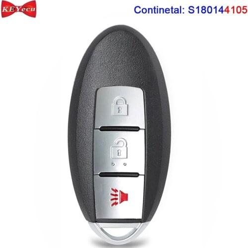 KEYECU for Nissan Rogue 2014 2015 2016 2017 2018 Smart Remote Key Fob S180144105 KR5S180144106 433.92MHz 4A Chip