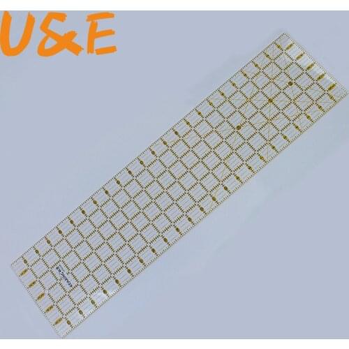24"*6" Sewing Ruler Quilting Ruler Clear Acrylic Quilt Grid Ruler Sewing Measuring Tools 3mm Thickness KPR2406