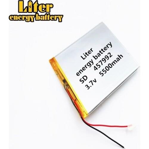 457992 3.7V 5500mAH Li-ion Polymer lithiumion battery for 7,8,9 inch tablet PC D70pro II Free Shipping