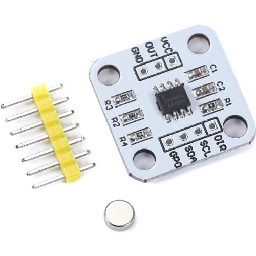 AS5600 magnetic encoder magnetic induction angle measurement sensor module 12bit high precision