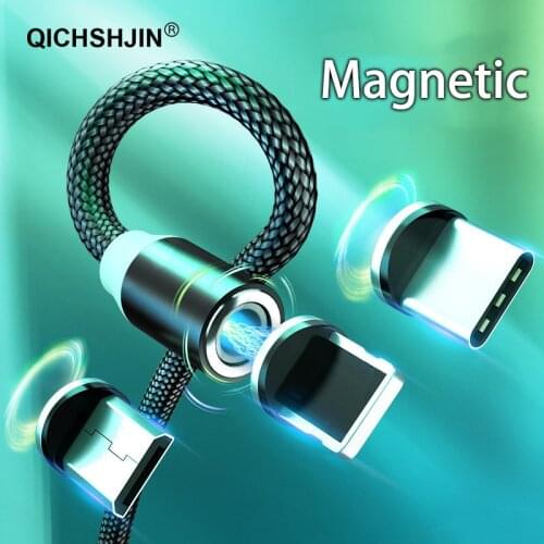 2/1M Magnetic Micro USB Cable Fast Charging Magnet Plug Type C Charger For Xiaomi 8 Pin Cable For iphone 12pro Mobile Phone Cord