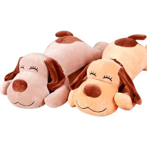 80cm kawaii Simulation Shar Pei Dogs plush toys stuffed soft animal dolls cute puppy dog for children baby gift