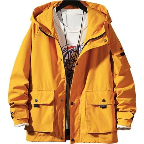 Military style super bomber jacket mens long sleeve military loose mens autumn fashion street casual work jacket