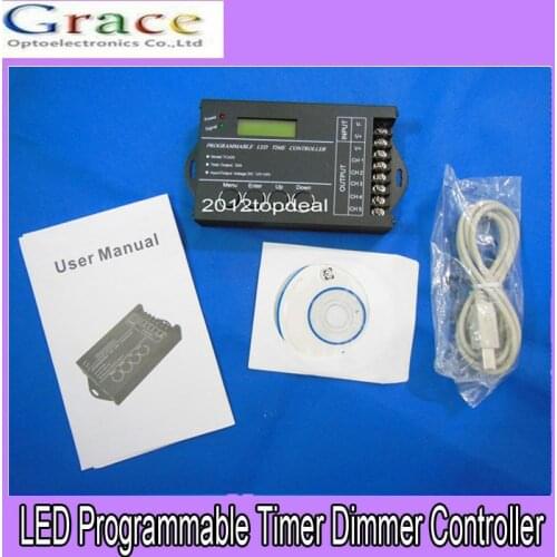 New DC12-24V 20A 240W Multi-function LED Programmable Timer Dimmer Controller