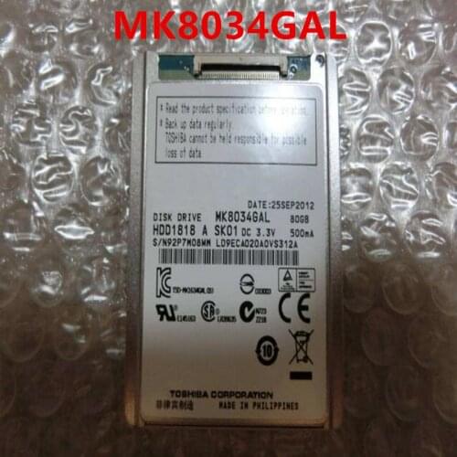 New HDD For Toshiba SONY XR150E XR 350E SR68E 80GB 1.8" CE/ZIF 2MB 4200RPM For Internal HDD For Laptop HDD For MK8034GAL