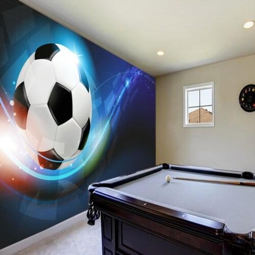 Customized papel de parede infantil, Glowing football murals for childrens room living room background home decor wallpaper