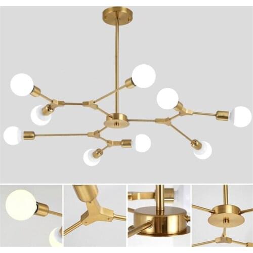 Post-modern Nordic Black/Gold Lindesy Suspension for Foyer Dining Room Bar Modo Metal Pendant Light 1846