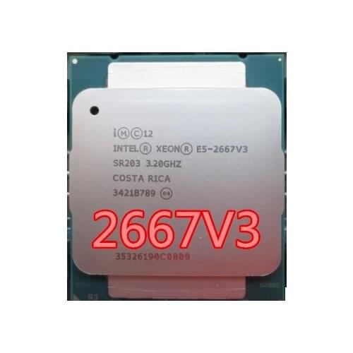 L Intel Xeon OEM verison E5-2667V3 CPU E5 2667 V3 3.2GHz 8-Core 20M LGA2011-3 135W 2667V3