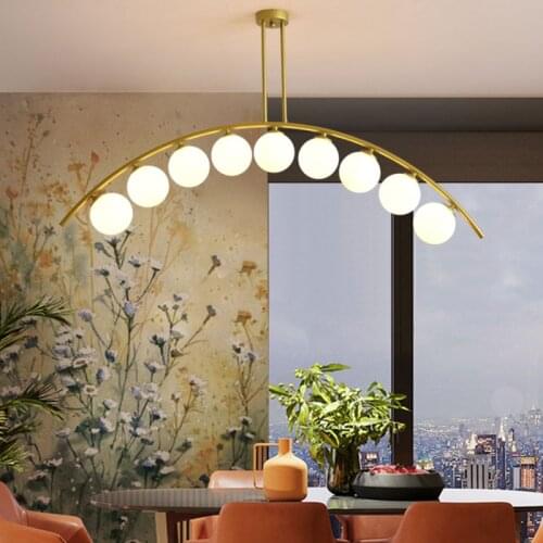 Nordic Modern Golden Hardware chandelier Cafe Restaurant Bedroom Kitchen Colorful Home Decoration product Lamp Fixtures