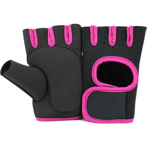 1 Pair Training Wrist Gloves Gym Half Finger Gloves Sports Fitness Exercise Gloves Anti-slip Resistance Weight Lifting Gloves