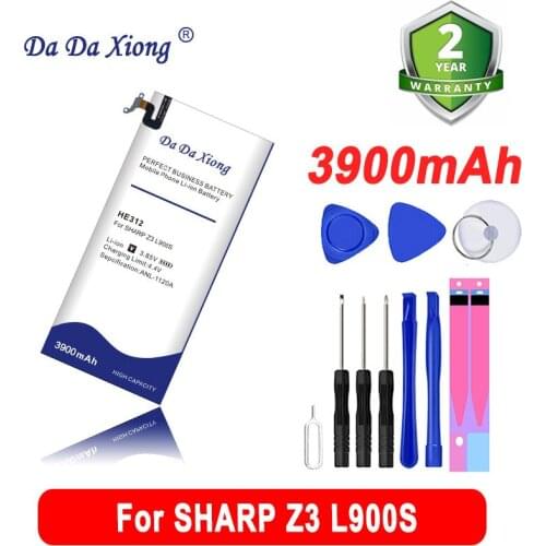 3500mAh HE312 New Replacement Battery For SHARP Z3 L900S FS8009 High Quality
