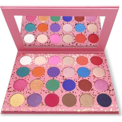 5 Pieces New Matte Pink Eyeshadow Palette Private Label Eye Shadow Pigment Long Lasting Makeup Pallete