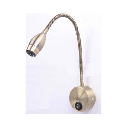 AC85-265V 3W Led Bedside Reading Wall Lamps