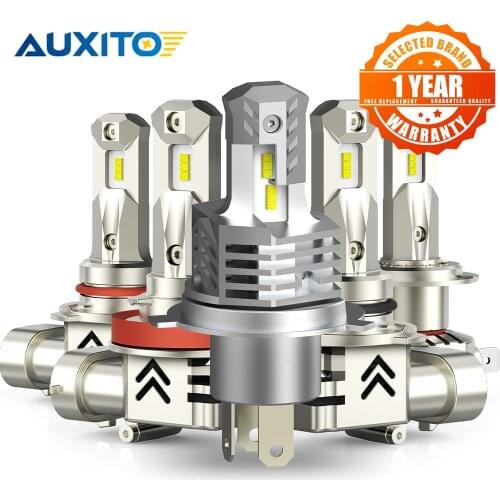AUXITO 12000Lm Turbo LED H4 Car Head Lights HB3 9005 HB4 9006 H9 H8 H11 H7 LED Canbus Headlight Bulb for Mercedes VW BMW Audi