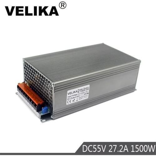 Power Supply DC55V 27.2A 1500W Switching Switch Driver Transformer 220V AC DC 55V SMPS For CNC CCTV Stepper Motors DV led LAMP