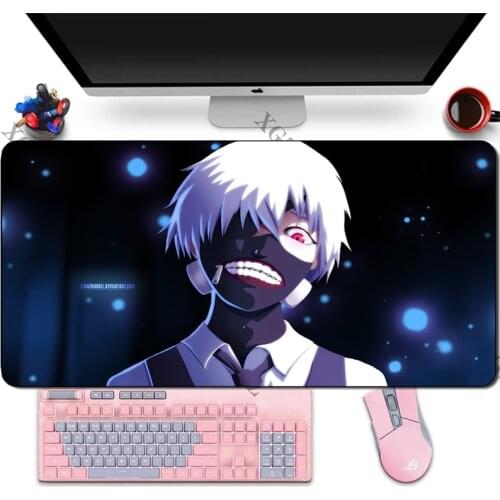 Tokyo Ghoul Large Mouse Pad Decoration Gamer Computer Keyboard Table Mat XXL Custom Anime Mouse Pad Game Accessories