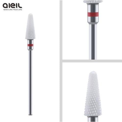 Ceramic Nail Drill Bit Mills Cutter for Manicure Rotary Burr Bits Electric Machine Accessories Milling Cutter for Nail Art Tool