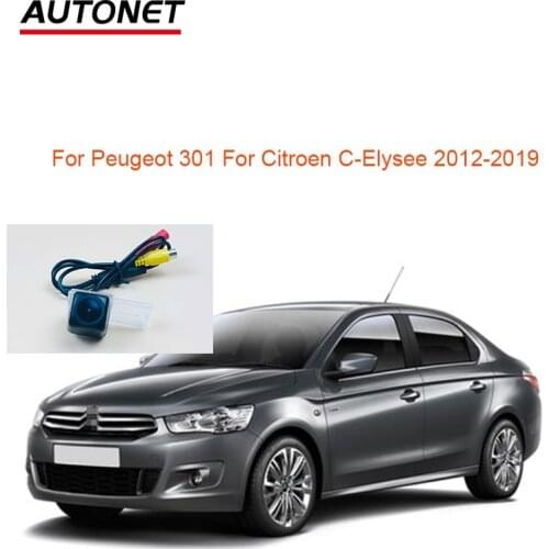 HD 1280*720 Rear View Camera For Peugeot 301 For Citroen C-Elysee 2012-2019 Car Reverse Parking Accessories