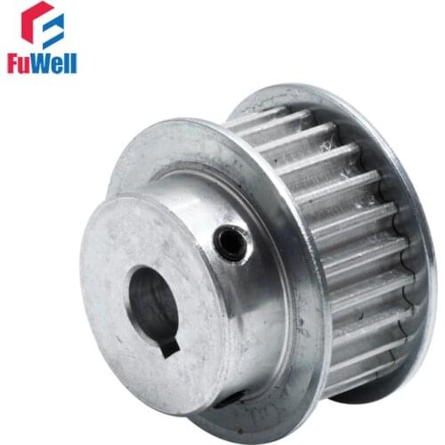 HTD5M-24T Timing Pulley 16mm Belt Width Transmission Pulley With Keyway 8/10/12/12.7/14/17mm Bore 5M 24Teeth Gear Belt Pulley