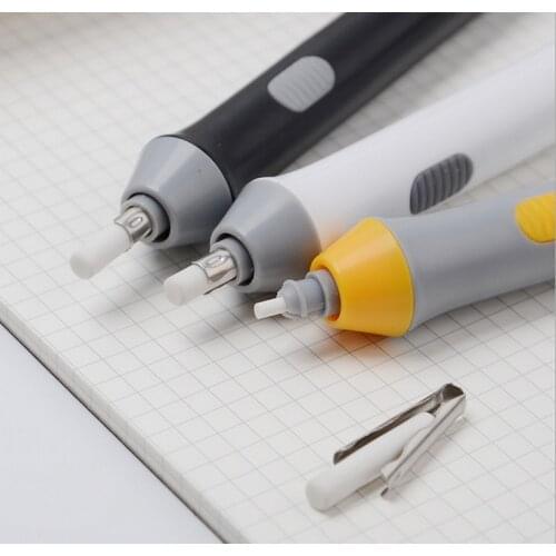Pencil Electric Eraser Automatic Rrotating Sketch Drawing Erasers Cute Student Electronic Eraser School Office Stationery Supply