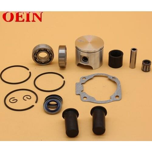 45/46mm Piston Pin Oil Seal Kit ForHusqvarna 51 55 55Rancher EPA Chainsaw Needle Bearing Cylinder Muffler Gasket