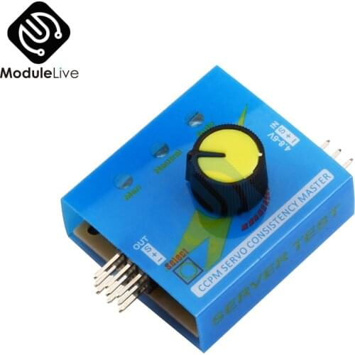 Multi Servo Tester 3CH for ECS Consistency Speed Controller Power for CCPM Meter Master Checker Dron Helicopter Parts RC Hobby