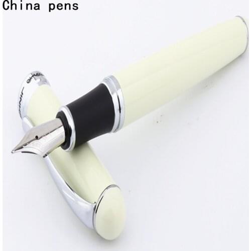 Jinhao X750 Milk white Business office Medium Nib Fountain Pen New