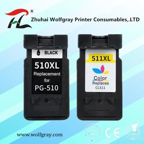 PG510 CL511 Ink Cartridge Replacement for Canon PG 510 pg-510 CL 511 for MP240 MP250 MP260 MP280 MP480 MP490 IP2700 MP480 MX320