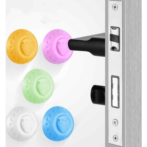 4pcs Door Stopper Wall Protection Child Safety Absorber Shockproof Crash Pads damper for furniture door Handle Bumpers Hardware