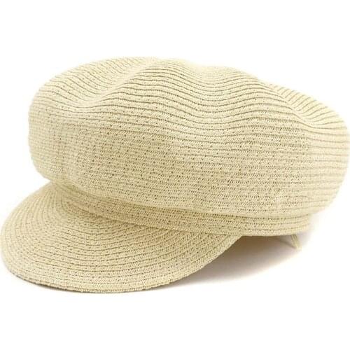 QBHAT Spring Summer Paper Straw Women Sun Visor Cap Outdoor Breathable Sun Protection Hat Sunhat for Ladies Girls