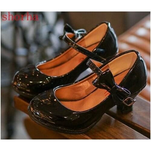 Korean version girls Sandals High Heels Children Princess Shoes Fashion autumn Children Shoes Girls Sandals Shoes 3 color