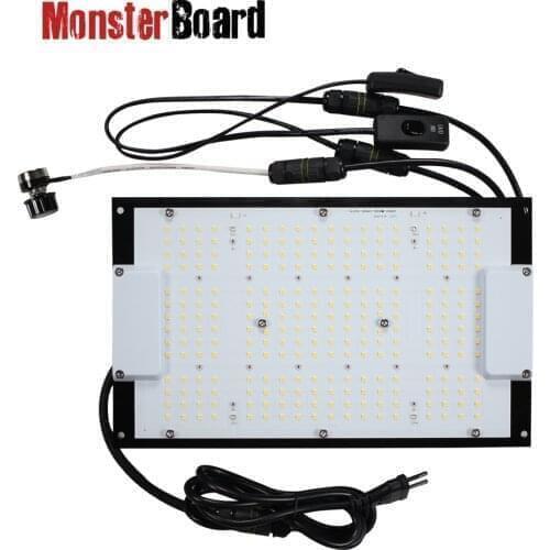 Geeklight Dimmable 120W QB 288 lm301h 3000K / 3500K Mix 660nm Led Plant Grow Light for Indoor Garden