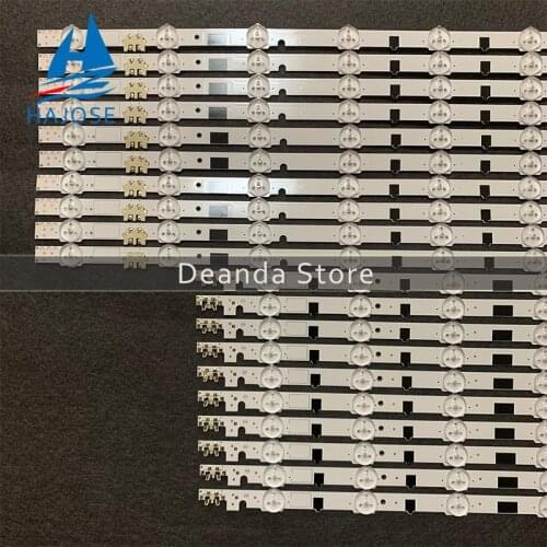 20 PCS/set LED backlight strip D2GE-550SCB-R3 D2GE-550SCA-R3 for samsung UA55F6400AJ 2013SVS55F R 7 L 11 25312A 25313A